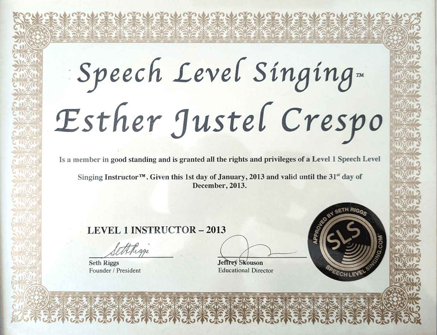 certificado-sls-esther